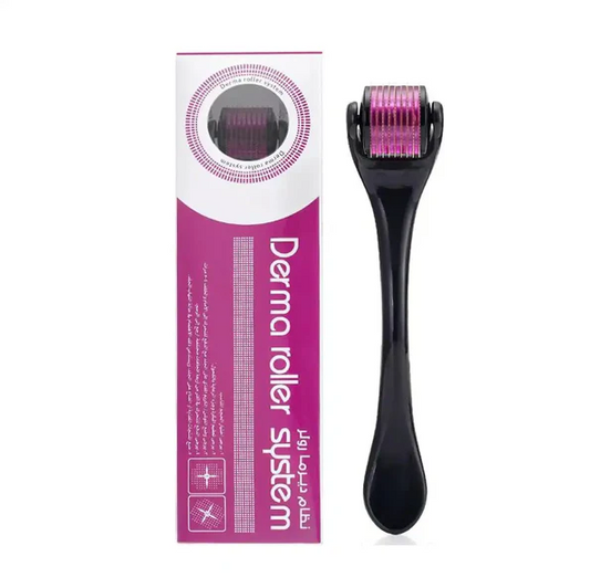 Premium Titanium Needles Derma Roller 0.5mm | Facial Skin Care Roller for Beauty & Daily Skincare Routine