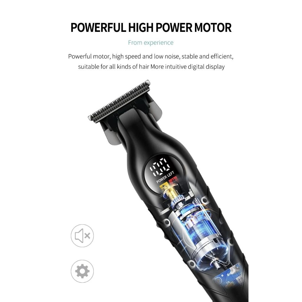 Daling Professional Hair Clipper DL-1777 – Rechargeable Electric Trimmer with Adjustable Blades & Guide Combs