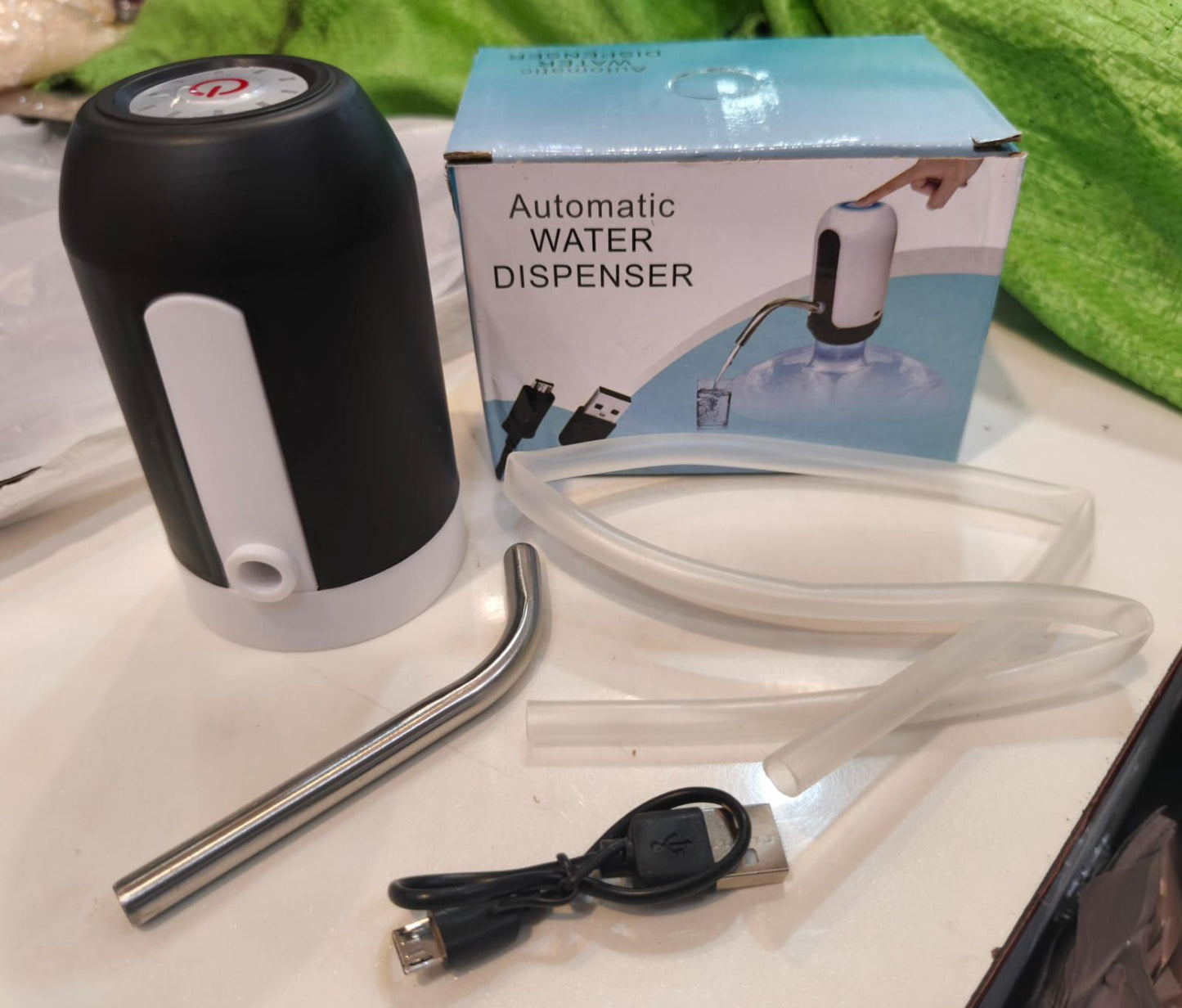 Rechargeable Automatic Water Bottle Pump – Portable USB Electric Water Dispenser