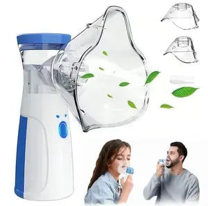 Portable Mesh Nebulizer | Quiet Low-Power Personal Inhaler for Respiratory Care | Compact & Easy-to-Use Nebulizer