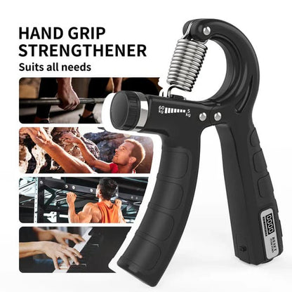 Adjustable Hand Gripper with Counter | Hand Grip Strengthener | Adjustable Resistance Wrist & Forearm Exerciser