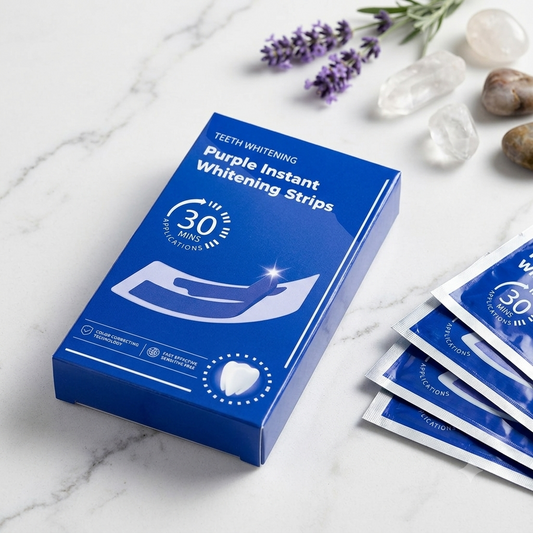 Premium Teeth Whitening Strips | Enamel-Safe Whitening Treatment for Stain Removal & Brighter Smile