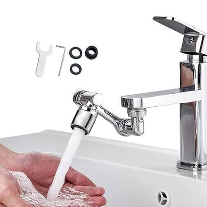 Premium 1080° Rotatable Faucet Extender | 360° Swivel Sink Faucet Attachment for Kitchen & Bathroom