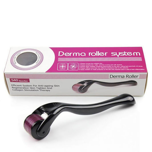 Premium Titanium Needles Derma Roller 0.5mm | Facial Skin Care Roller for Beauty & Daily Skincare Routine