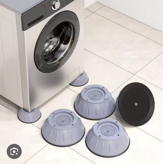 Washing Machine Anti-Vibration Pads – Set of 4 Non-Slip Shock Absorbing Floor Protectors
