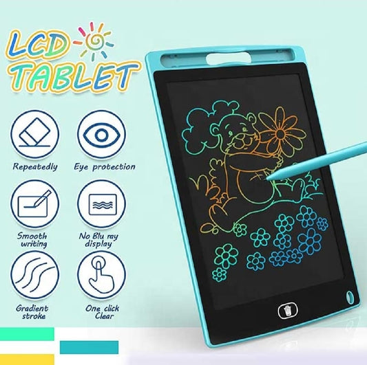 Premium 8.5-Inch LCD Writing Tablet for Kids | Colorful Drawing, Doodle & Scribble Board with One-Click Erase