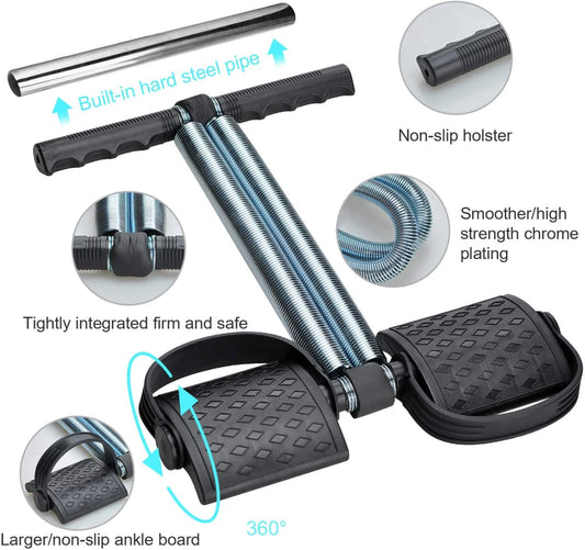Premium Double Spring Tummy Trimmer | High-Quality Resistance Trainer for Home Gym & Full-Body Workouts