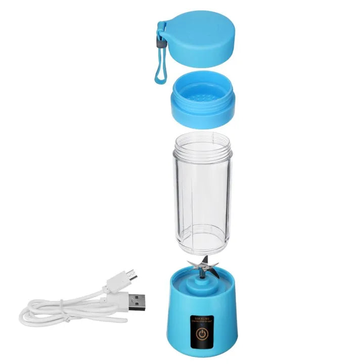 Portable 6-Blade Juicer Blender – Rechargeable Personal Fruit Smoothie Maker