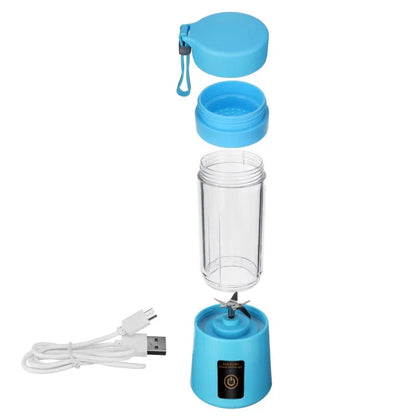 Portable 6-Blade Juicer Blender – Rechargeable Personal Fruit Smoothie Maker