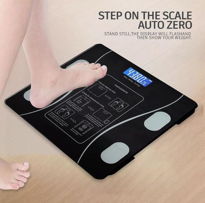 Digital Smart Bluetooth Body Weight & BMI Scale – Body Composition Analyzer with Smartphone App