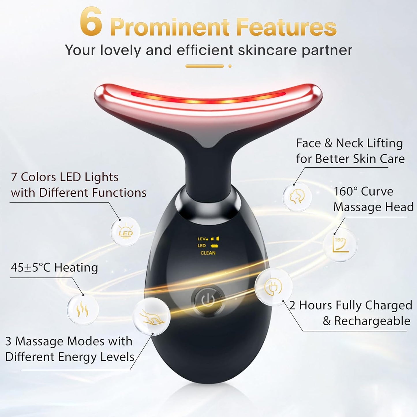 Rechargeable Face Massager – Anti-Wrinkle & Skin Tightening Beauty Device